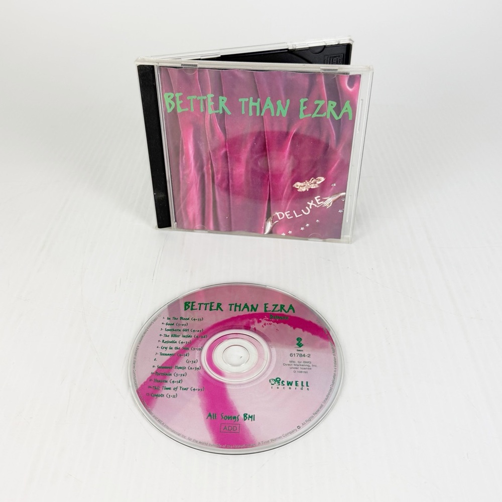 Vintage 1995 Better Than Ezra Deluxe Audio Music CD